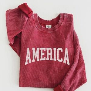 America thermal pullover